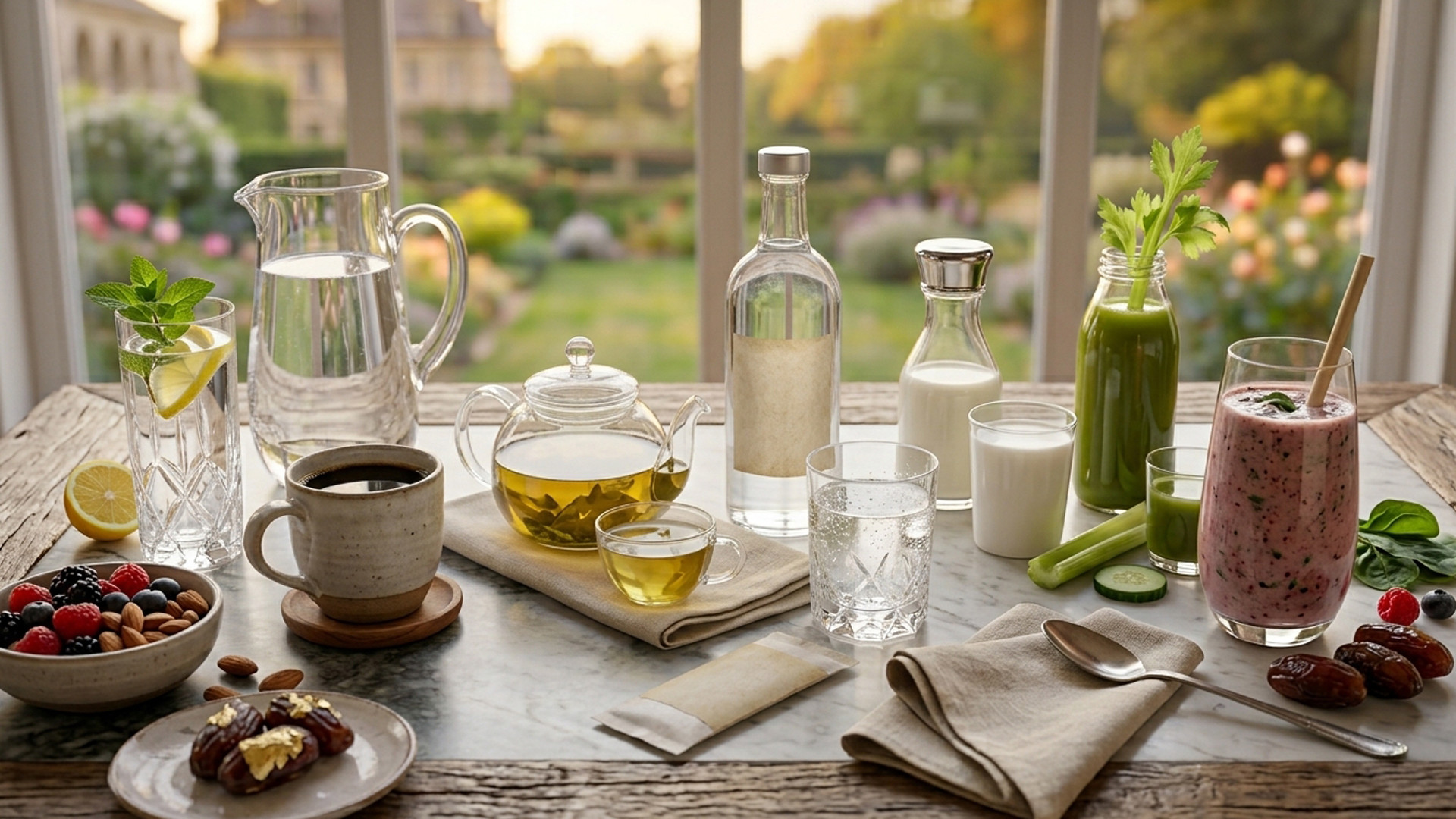7 Beverages That Support Hydration, Satiety, and Metabolic Balance